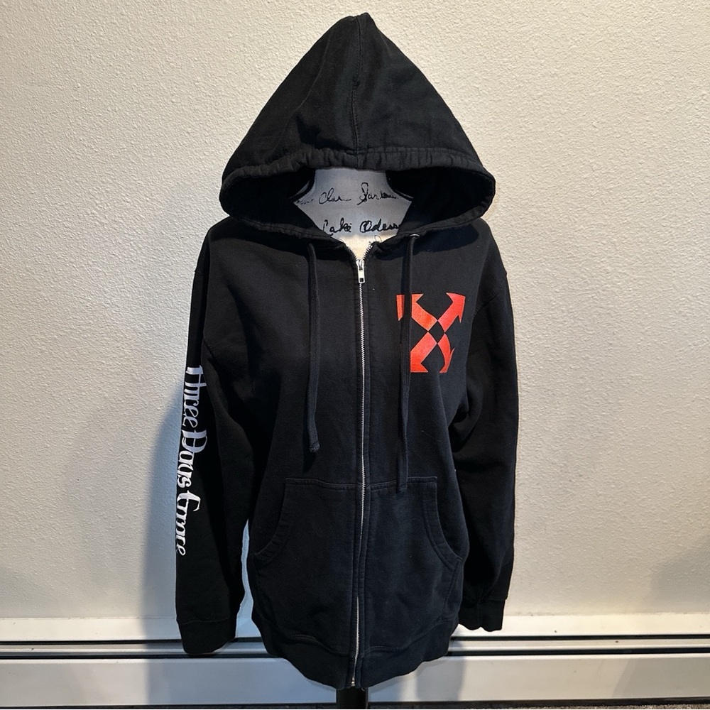 Three Days Grace Explosions Tour Zip-up Hoodie